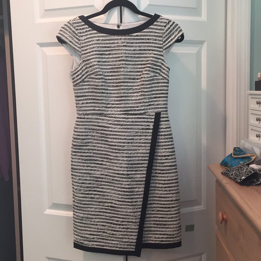 Black and white business dress